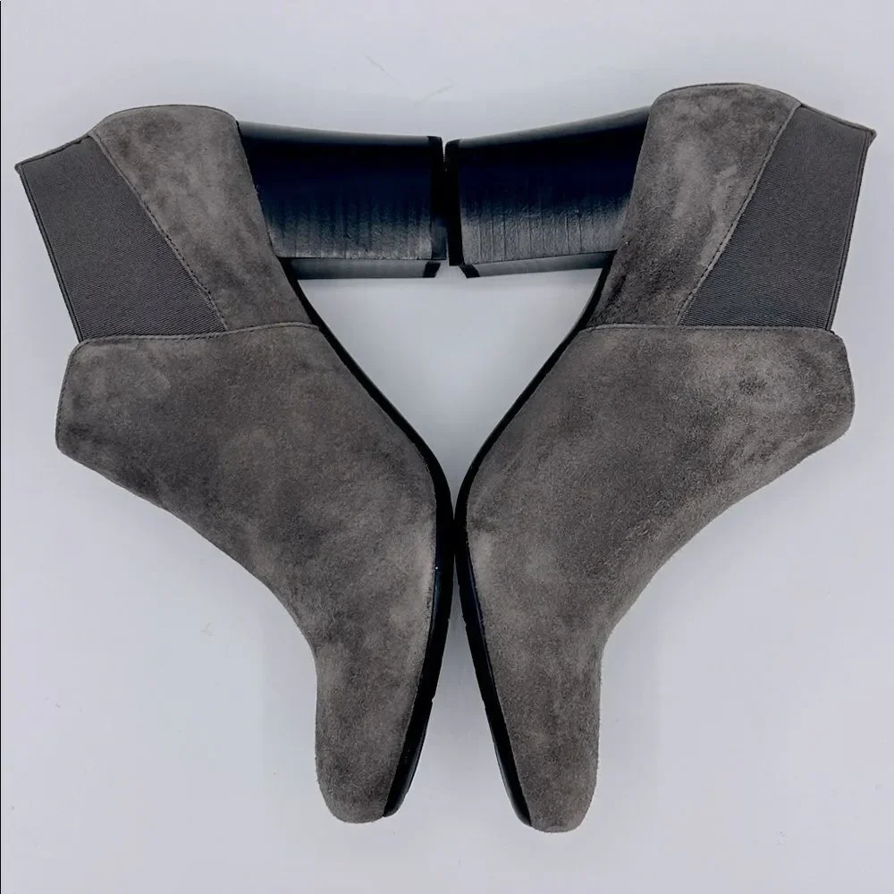 VANELI Suede Ankle Bootie 7.5 7.5M Grey Slip On
